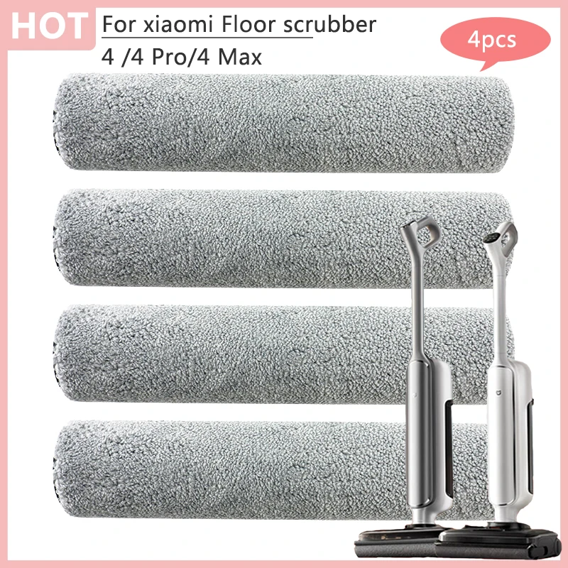 Für Xiaomi Boden Wäscher 4/4 Pro/4 Max Ersatz Ersatzteile Roller Pinsel Boden Waschmaschine Hause Zubehör