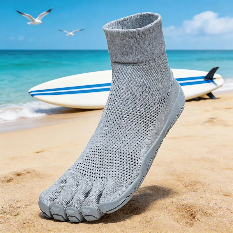 Fünf-Zehen-Sneaker Ultraleichte Schwimm- und Strandschuhe Barfuß-Wasserschuhe Unisex Fünf-Zehen-Schuhe Fitness-Lauf-Yoga-Fußbekleidung Image