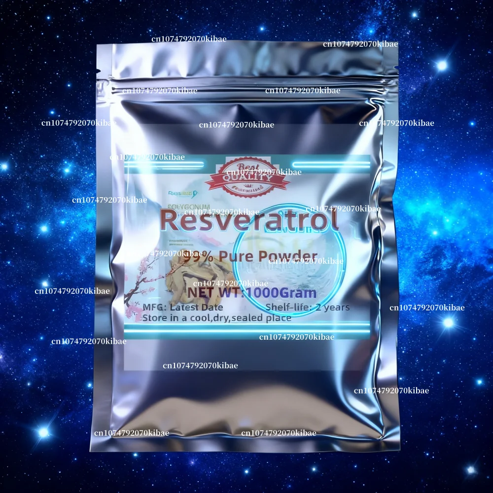 Maßgeschneiderte Verpackung von 4-lagigen, versiegelten Beuteln auf AliExpress für hochreine Resveratrol-Nahrungsergänzungsmittel und Tiger-Cane-Extrakt 99% Image