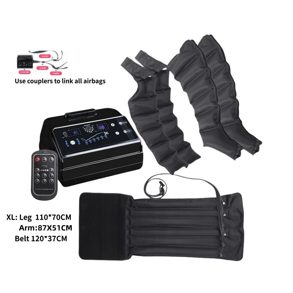 Luftkompressionsmassagegerät, Bein- und Fußzirkulation, Pressotherapie, Wiederherstellungsstiefel, Luft fördert die Durchblutung Image