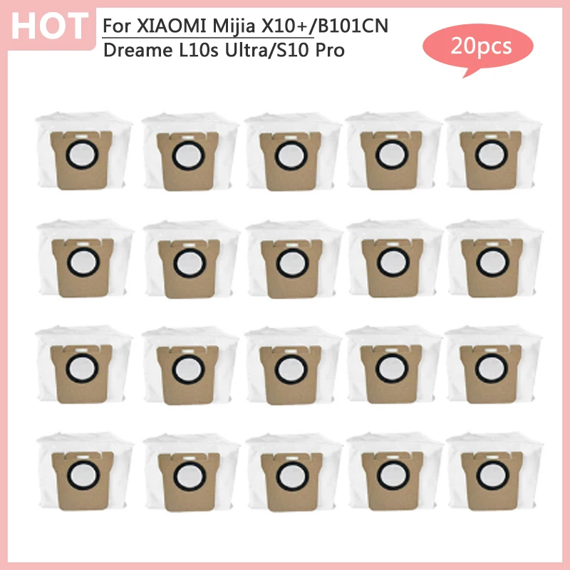 X10+ Staubbeutel Ersatzteile für XIAOMI Mijia Dreame L10s Ultra / S10 Pro Zubehör Omni 1S B101CN Roboterstaubsauger Ersatzteile Image