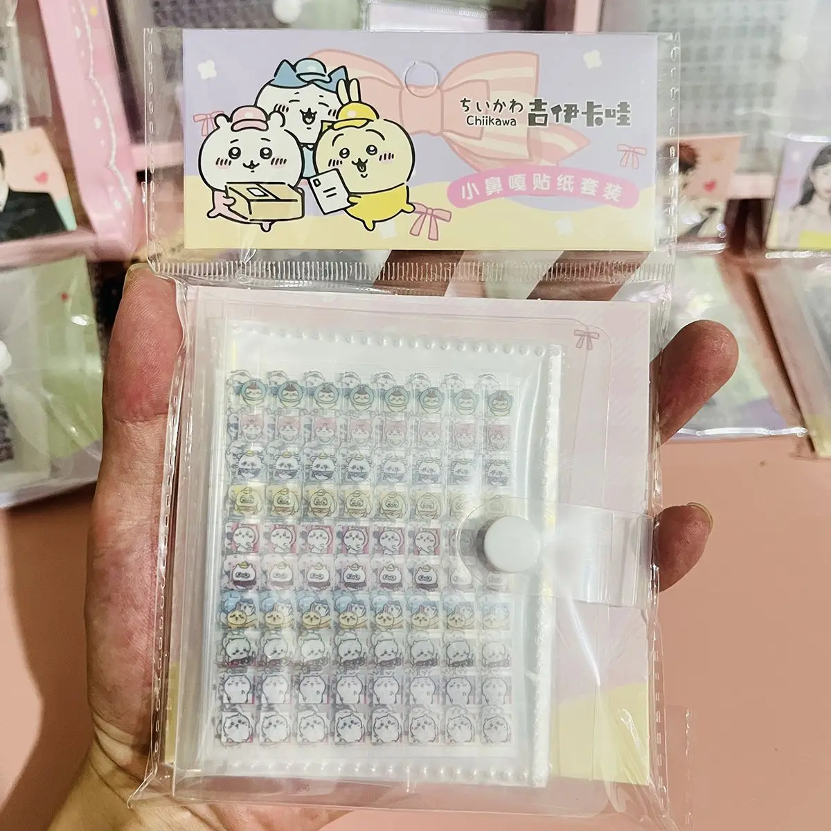 Chiikawa süße Mini-Aufkleber – Cartoon-Anime-bezogene Handbücher, Nageldekorationen, wasserfeste Wandkunst Nagano Spot Goods Image