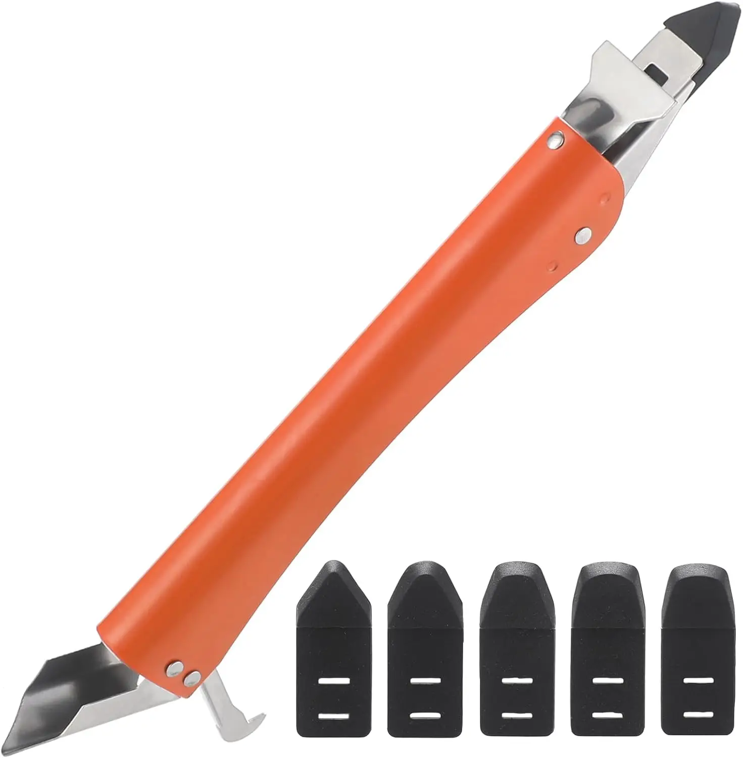 Outils de calfeutrage en acier inoxydable, outil de finition de mastic 4 en 1, outil de retrait de coulis, outil de calfeutrage en Silicone, dissolvant de calfeutrage