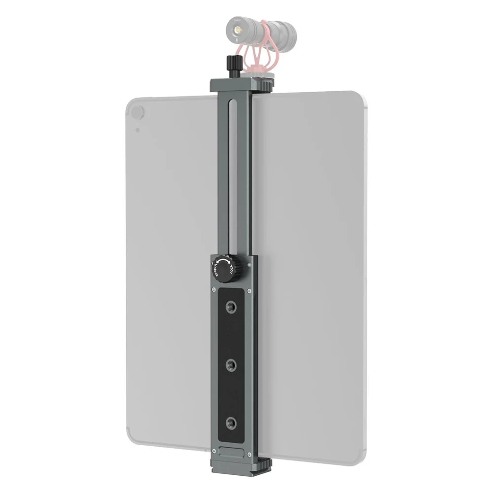 LEAPLIGHT Aluminium-Stativhalterung für iPad, Tablet, Stativhalterung mit 1/4 Zoll Schraubstativhalterung für 4,7 Zoll–12,9 Zoll die meisten Tablets Image