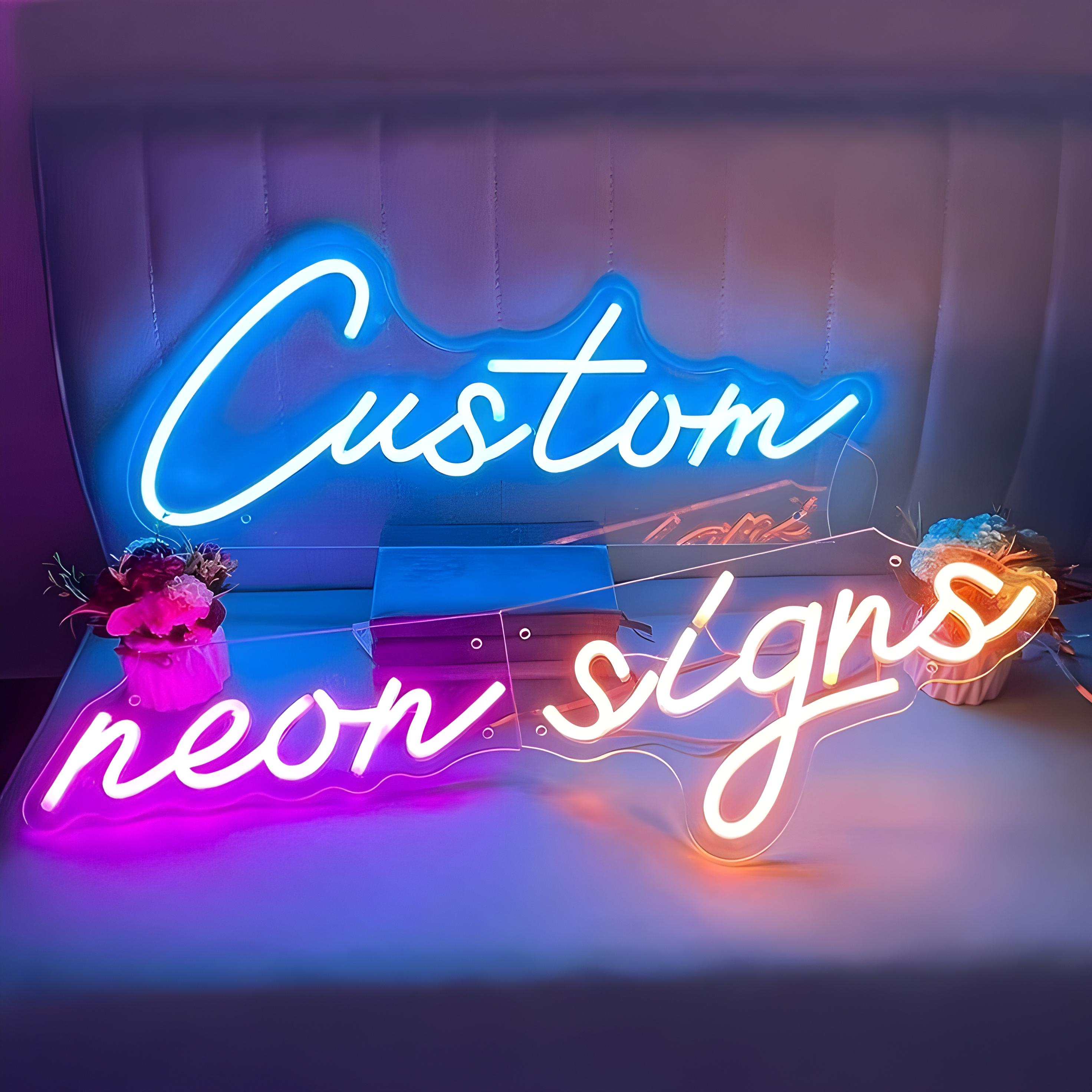 Insegna al neon personalizzata/Insegna al neon/Insegna al neon per camera da letto/Insegna al neon/Insegna al neon a LED/Insegna per matrimoni/Insegna