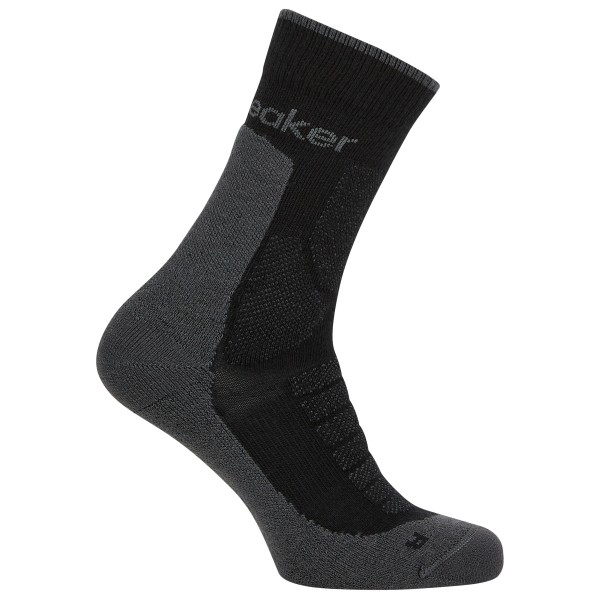 Icebreaker - Merino Hike+ Heavy Crew - Wandersocken 44,5-46,5 | EU 44,5-46,5 schwarz/ obsidian