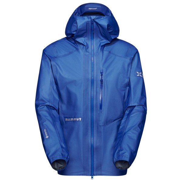 Mammut - Eiger Nordwand Light Hardshell Hooded Jacket - Regenjacke Gr M blau