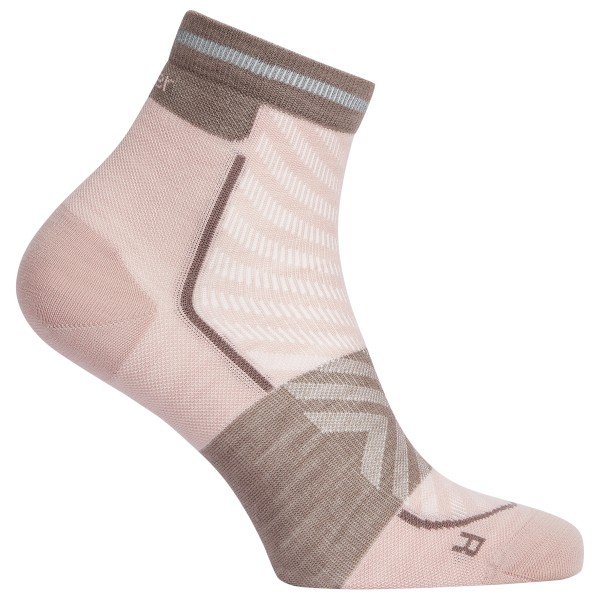 Icebreaker - Women's Merino Run+ Ultralight Mini - Laufsocken 38-40 | EU 42-44 rosa