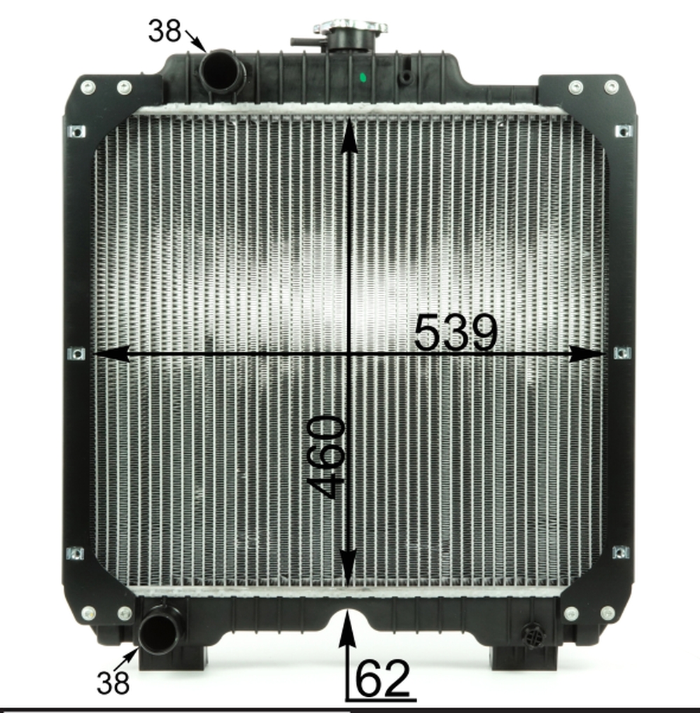 MAHLE Kühler, Motorkühlung BEHR HELLA SERVICE *** PREMIUM LINE CR 1926 000P Universal Image