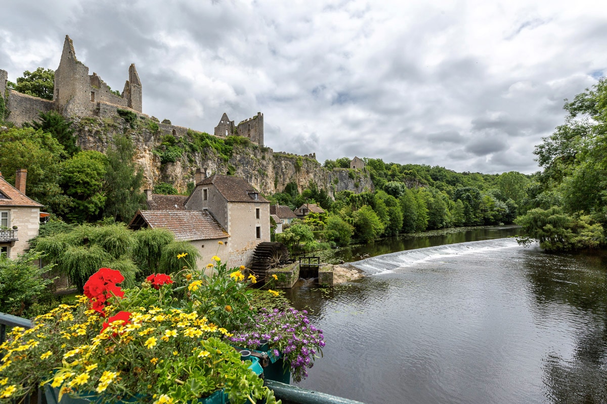 Fototapete PAPERMOON "Burg am see", bunt, B:4m L:2,6m, Vlies, Tapeten Image
