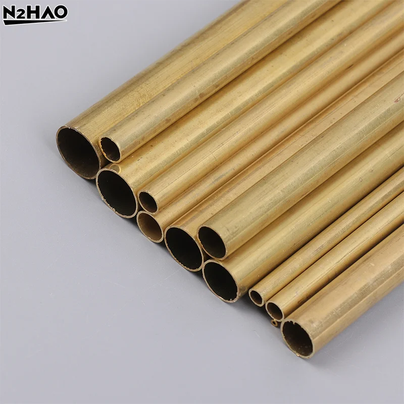 1PCS New Brass Tubes Dia 2/3/4/5/6/7/8/9/10/11/12/13/14/15mm Length 300mm 0.5mm Wall Brass Pipe Modelmaking Rod Cutting Tool