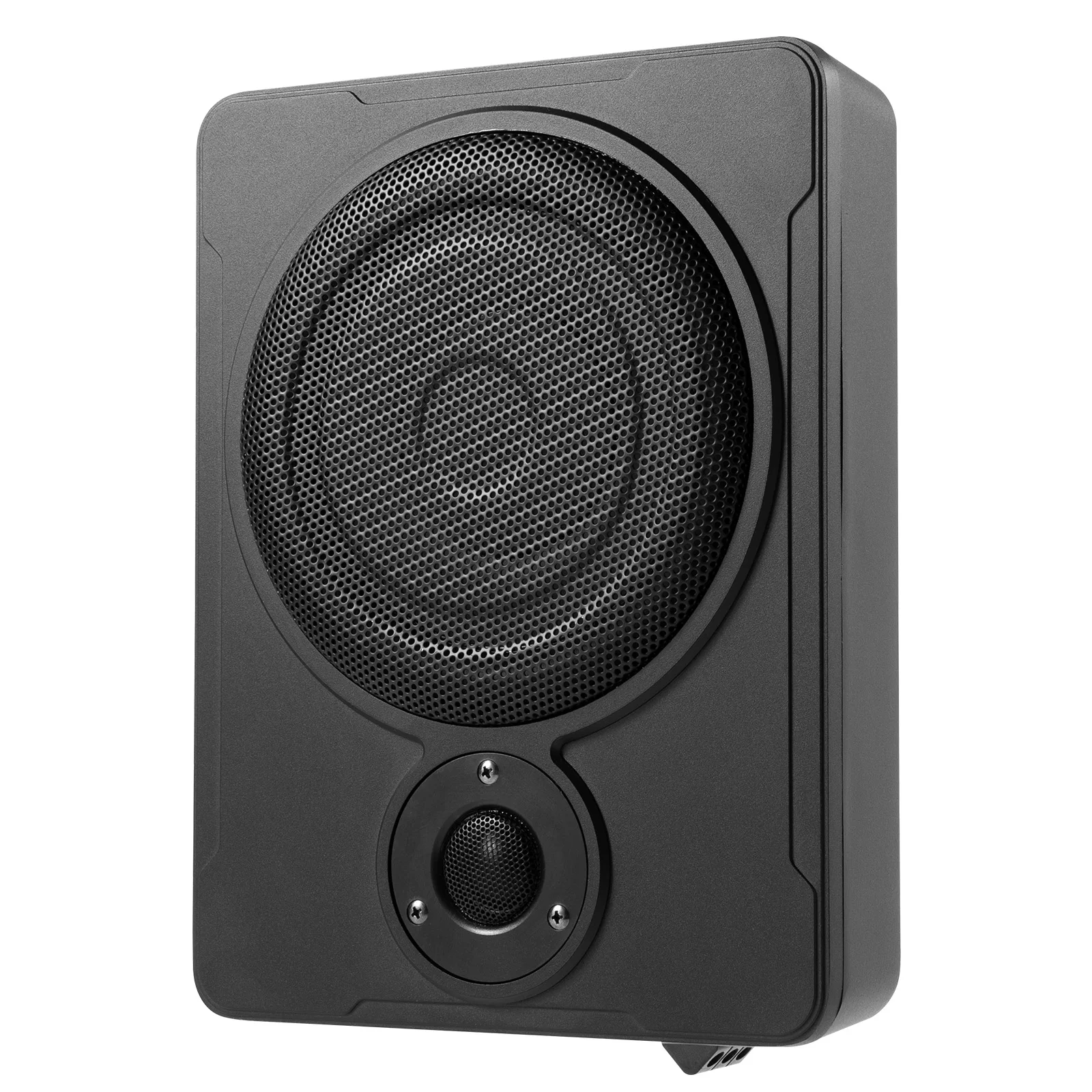 8 Zoll 200 W Auto Unter-Sitz Aktiver Subwoofer Leistungsverstärker Bass Box Auto Ultra Slim Subwoofer Auto Stereo Audio Lautsprecher 30-100 Hz Image