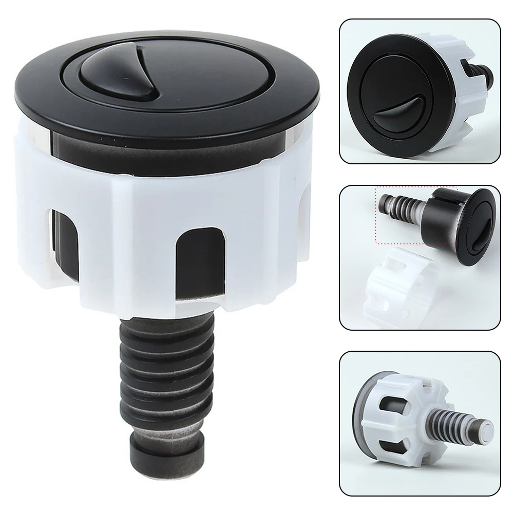 38-49mm Universal Wc Push Button Dual Flush Wasser Sparen Chrom Für Spülkasten Tank Flush Wc Sitz wasser Tank Ventil Badezimmer
