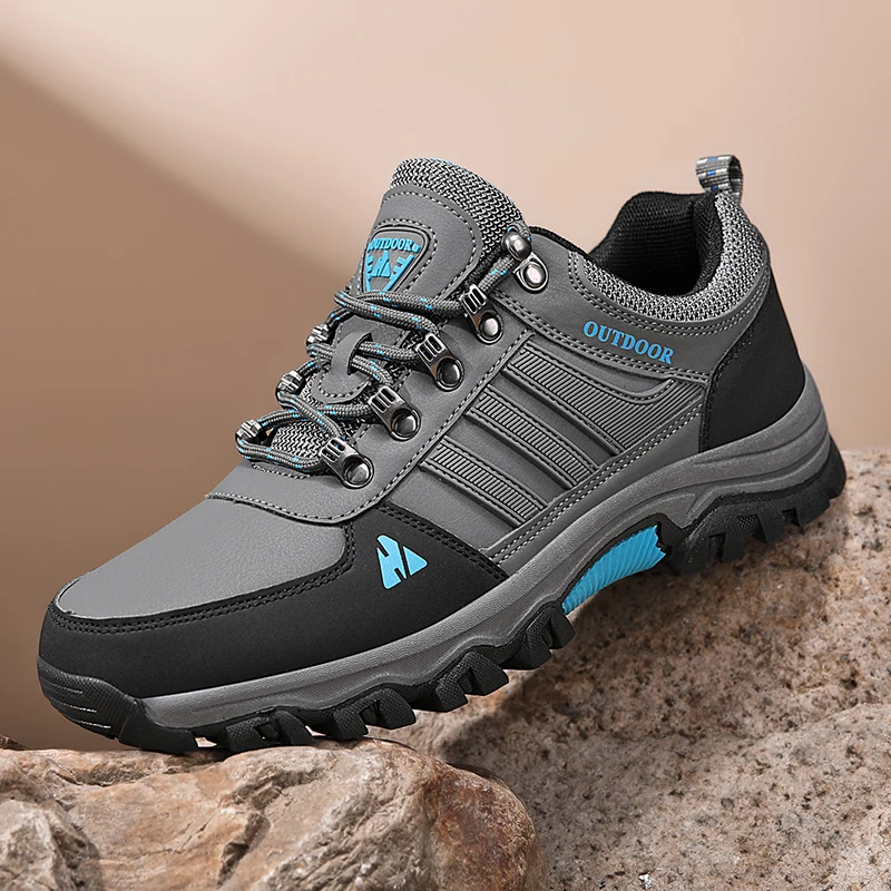 Herren-Sportschuhe in großen Größen, niedrig geschnittene Schuhe, Outdoor-Wanderschuhe, Trekkingschuhe, Freizeitschuhe.