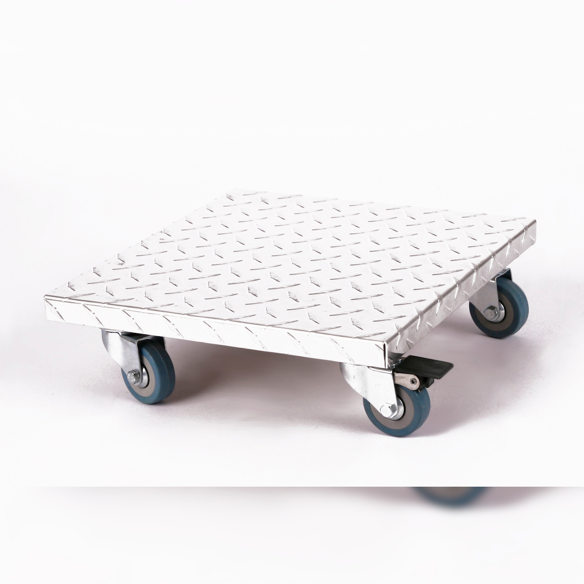 Möbelroller / Pflanzenroller (Profi) 30x30 cm, ALU, 150kg, PU-Rolle + Bremse, Marke: Szagato, Made in Germany Image