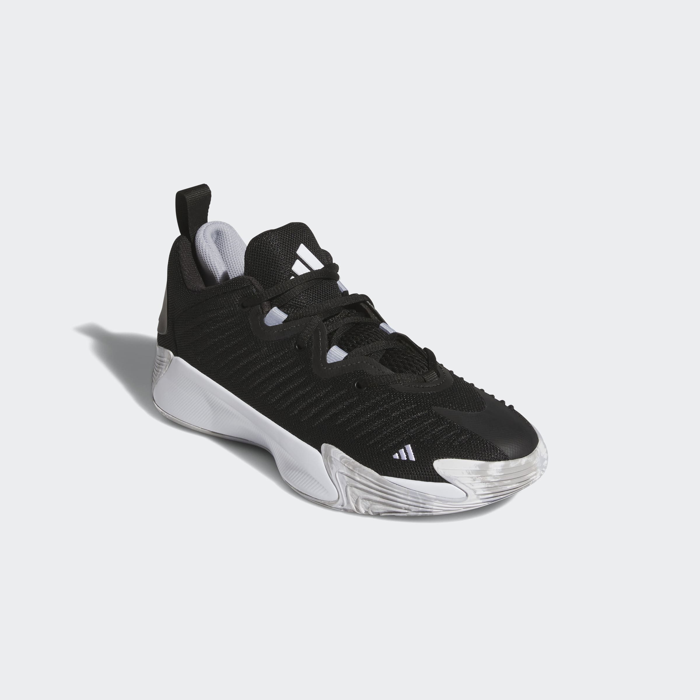 Basketballschuh ADIDAS PERFORMANCE "ADIDAS INITIATION", Herren, Gr. 44, core schwarz, halo silber, ftwr weiß, Textil, Schuhe Image