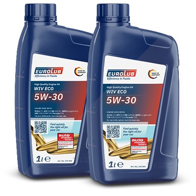 Eurolub 2x 1 L WIV ECO SAE 5W/30 [Hersteller-Nr. 211001] Image