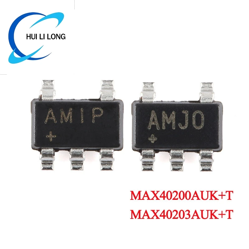 5 teile/los MAX40200 MAX40203 MAX40200AUK+T AMIO AM1P MAX40203AUK AMJO AMJ0 SOT-23-5 1A Idealer Diodenchip mit Ultra Low Dropout IC Image