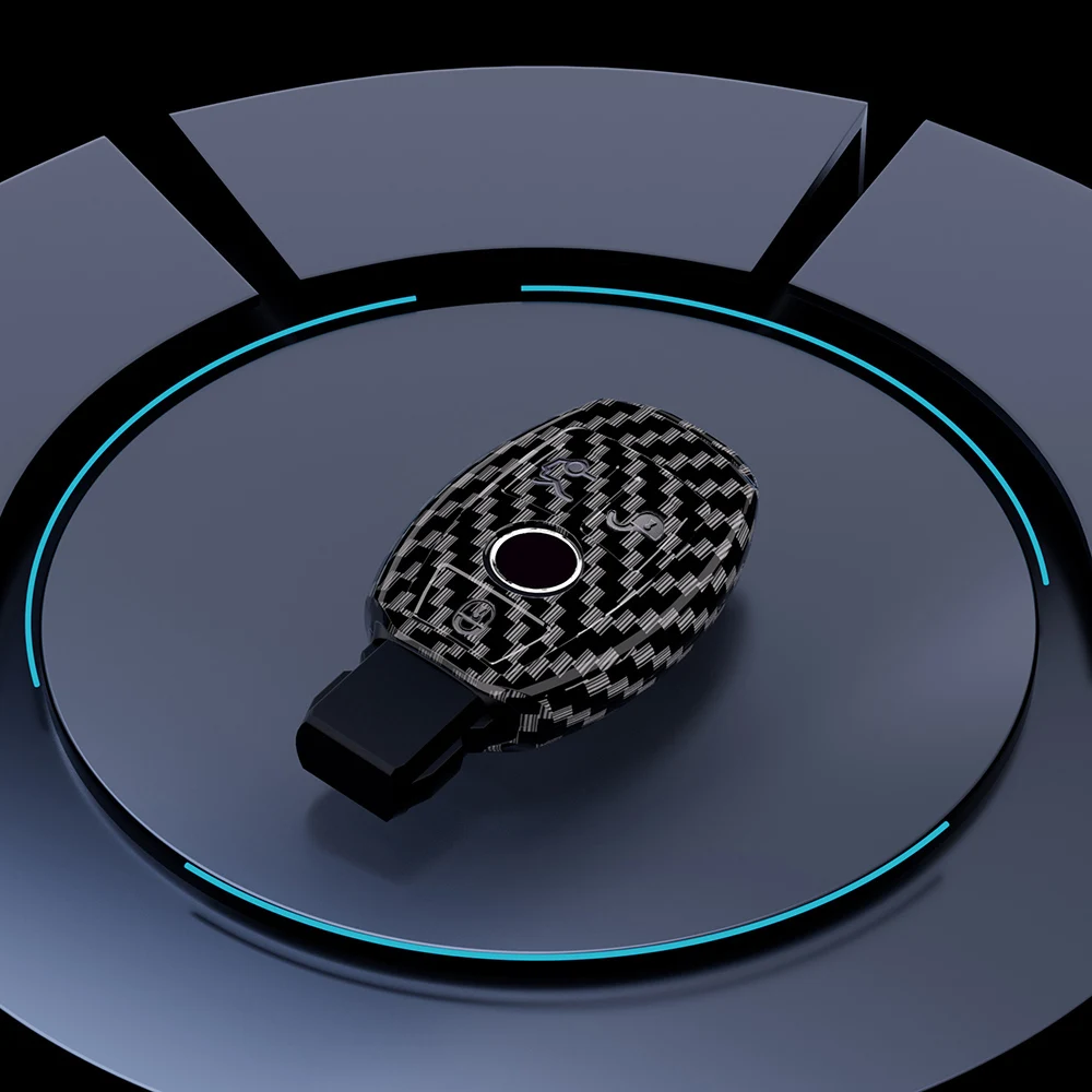 Abs Kohle faser Stil Autos chl üssel Fall Abdeckung Shell für Mercedes Benz a b c e gl s gla glk cls Klasse amg w204 w205 w212 w463 w176 Image