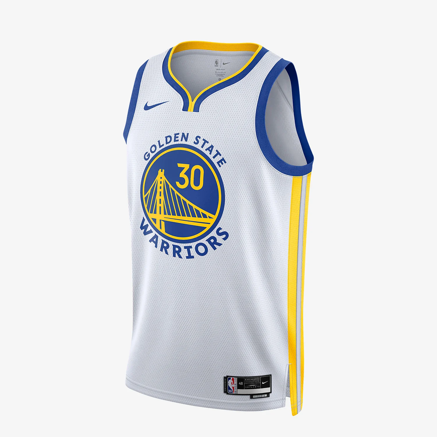 Nike offizielles authentisches NBA Golden State Warriors Herren-Basketball-Trikot ohne Ärmel DN2077-100 Image
