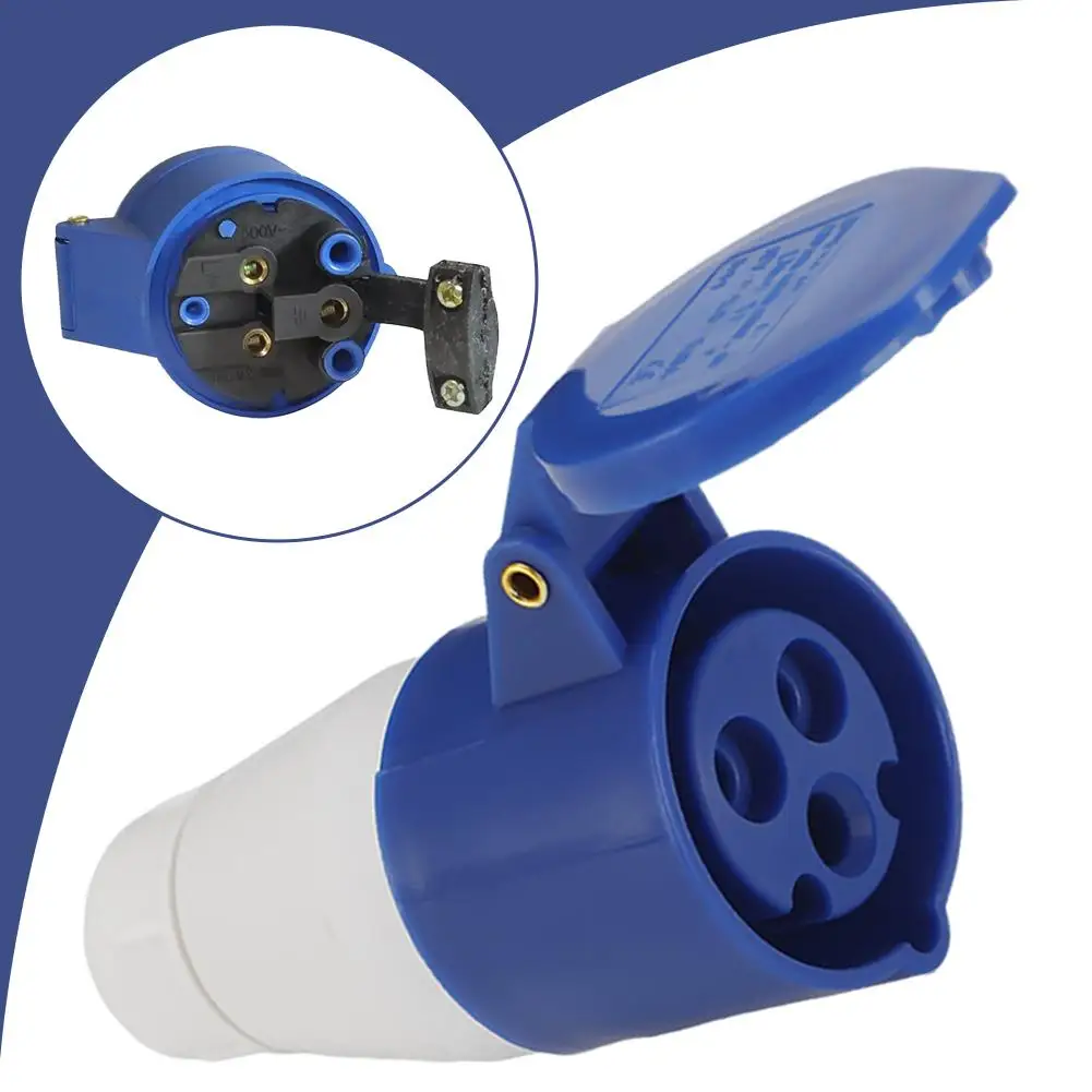 Auto-Steckdosenadapter, 3-poliger Netzanschlussadapter, 240V 16A, für Wohnwagen und Reisemobile Image
