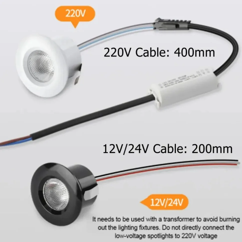 Einbau 3W Led Schrank Mini Spot licht AC 85V-265V Downlight Schmuck Display Lampe Zeigen Enthalten Fahrer für Leds Decke Lampe