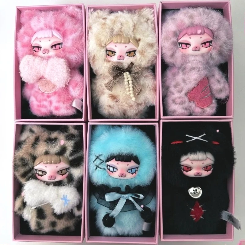 PIKU The Week Series Blind Box Coole Anime-Puppe PIKU Überraschungstüte Anhänger Mystery Box Schlüsselanhänger Vinyl-Gesichtspuppe Sammelspielzeug Geschenk Image