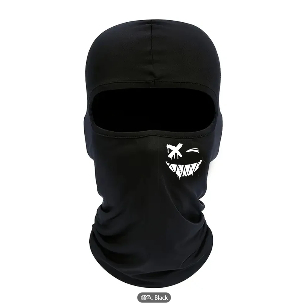 1 Stück Smiling Face Sturmhaube-Skimasken für Männer und Frauen, volle Kopfbedeckung, Outdoor-Rad- und Motorrad-Skiausrüstung Image