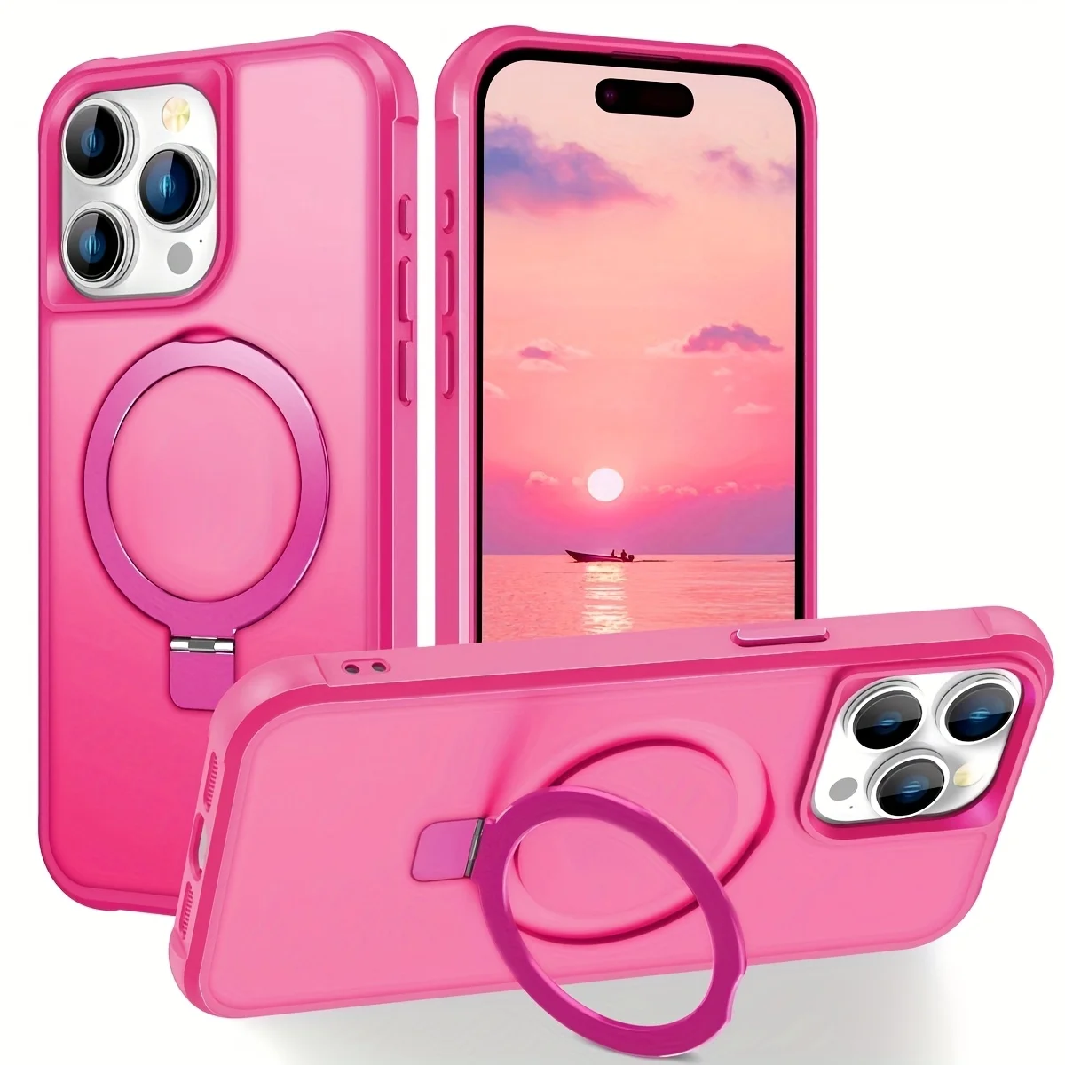 Magnetische Hülle für iPhone 17, Air 16E, 16, 15, 14, 13, 12, 11 Pro Max mit schlanker Schutzhülle. Image