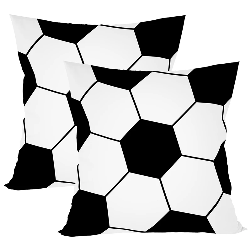 1pc Fußball Fußball Wurf Kissen Fall Kissen Abdeckung für Home Sofa Schlafzimmer Zimmer Dekor Sport Fußball Thema Geburtstag Party decor Image