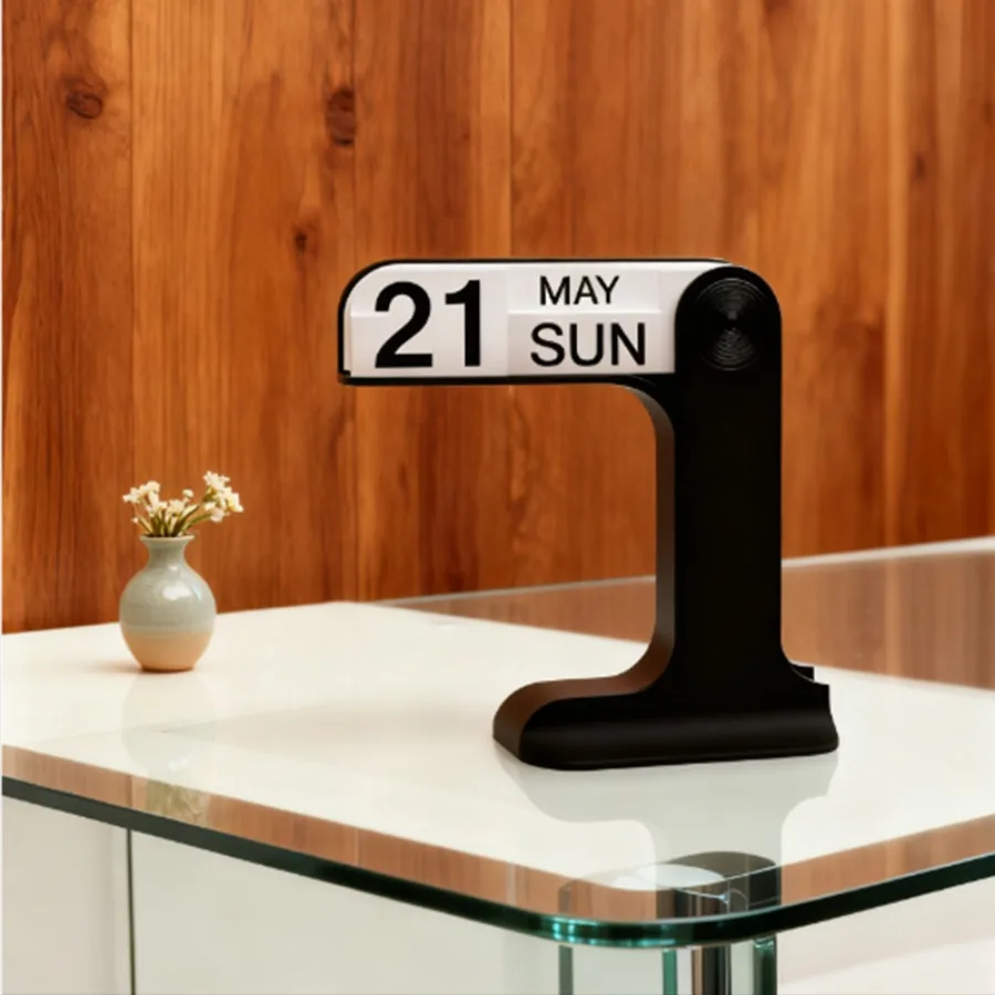 Nordic Ins Design Desktop Kalender Flip Schreibtisch Kalender, Kreative und Einfache Moderne Wohnzimmer Kleine Ornament Büro Schreibwaren Image