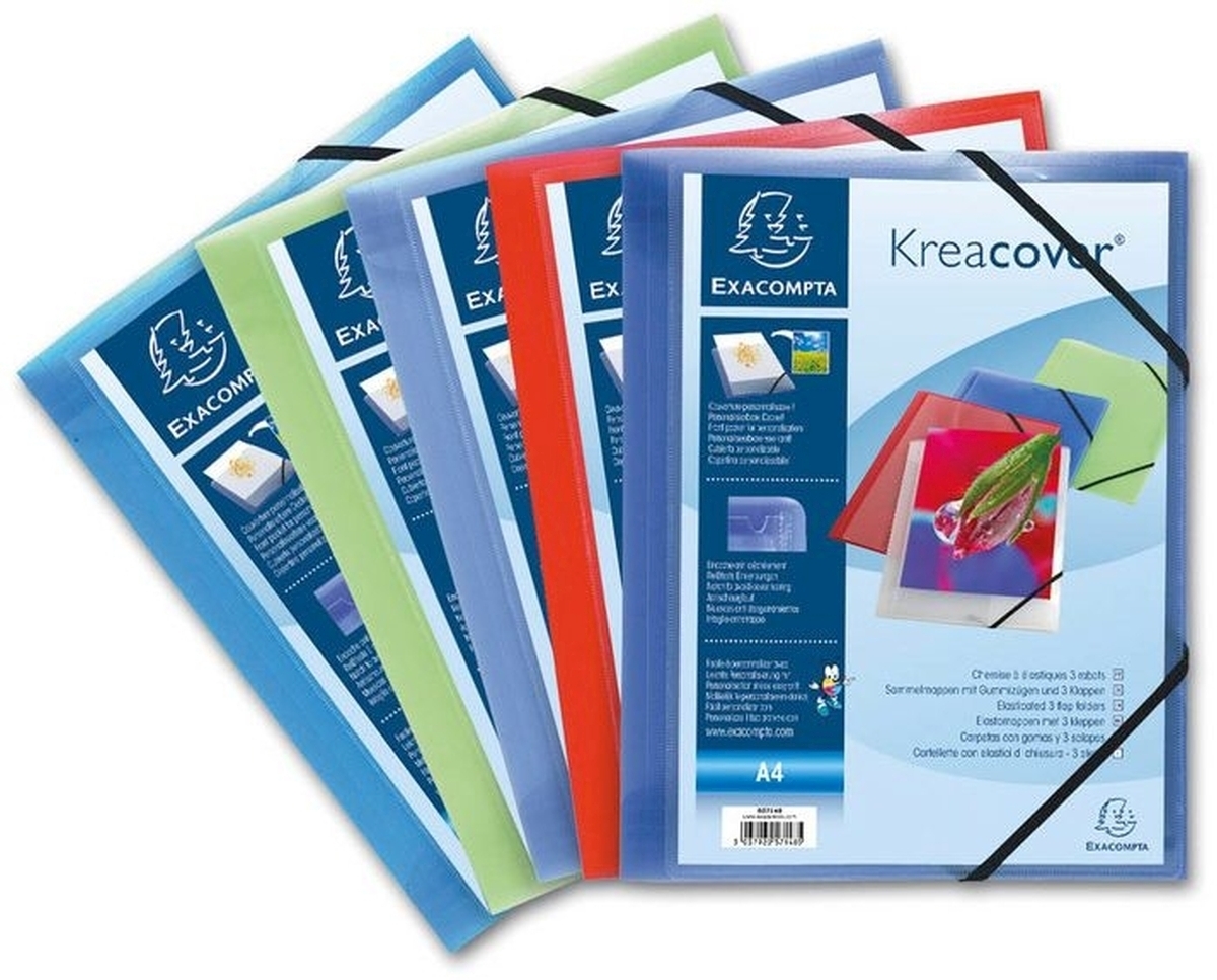 Exacompta Sammelmappe A4 PP Kreacover sort Image