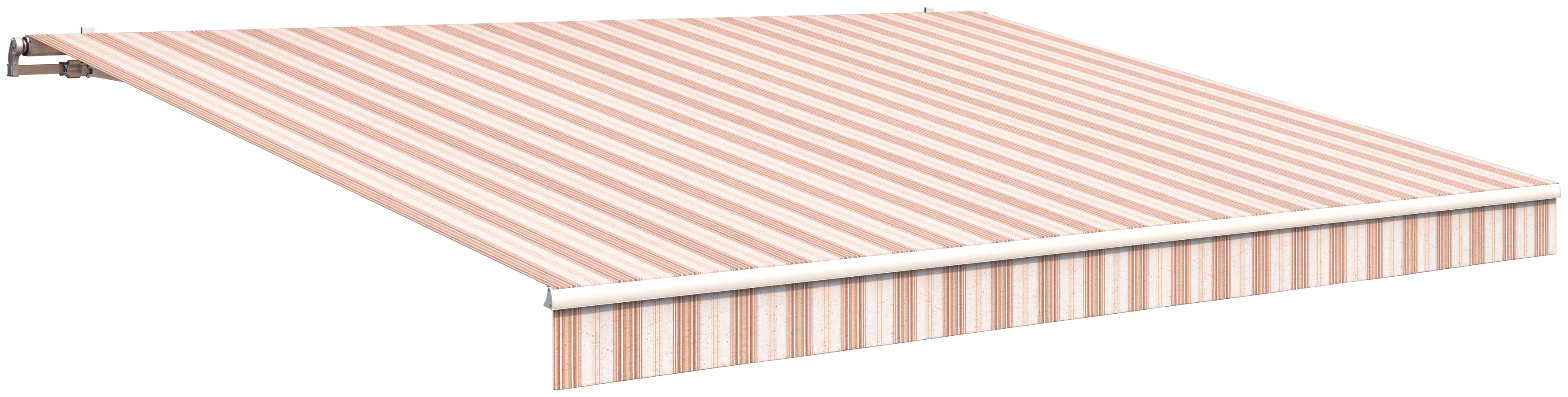 Gelenkarmmarkise WISMAR Gr. 10, beige (natur, braun), B:500cm, Polyacryl, Markisen, B: 500 cm, in versch. Ausfällen und Dessins Image