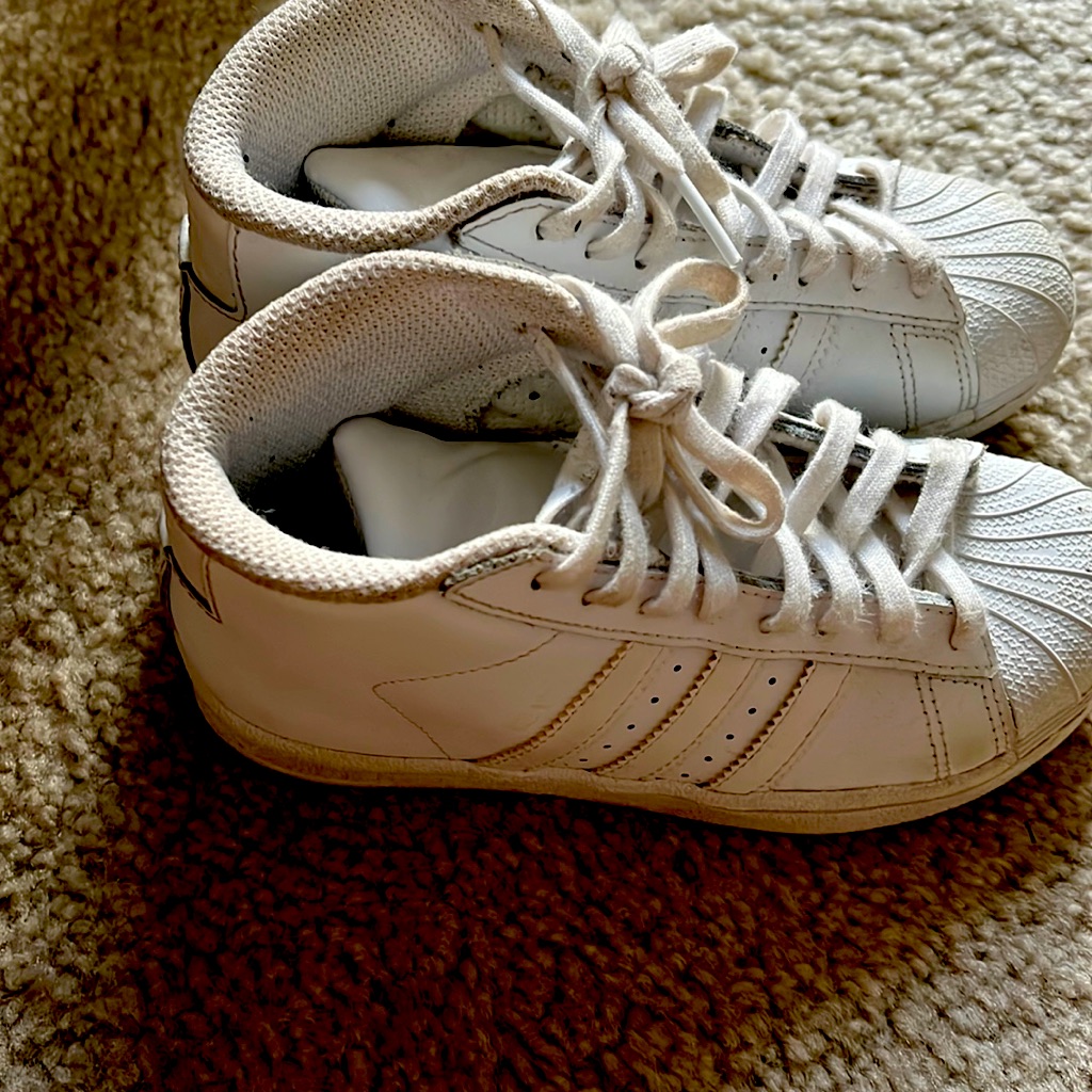Adidas Shoes | Kids Shoes. In Good Condition. | Color: White | Size: 12b