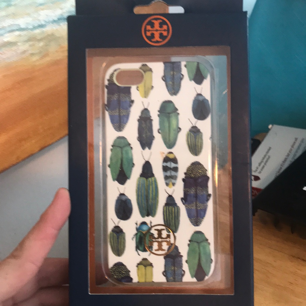 Tory Burch Accessories | Brand New Tory Burch Iphone 5 Hard Shell Case | Color: Cream/Green | Size: Iphone 5
