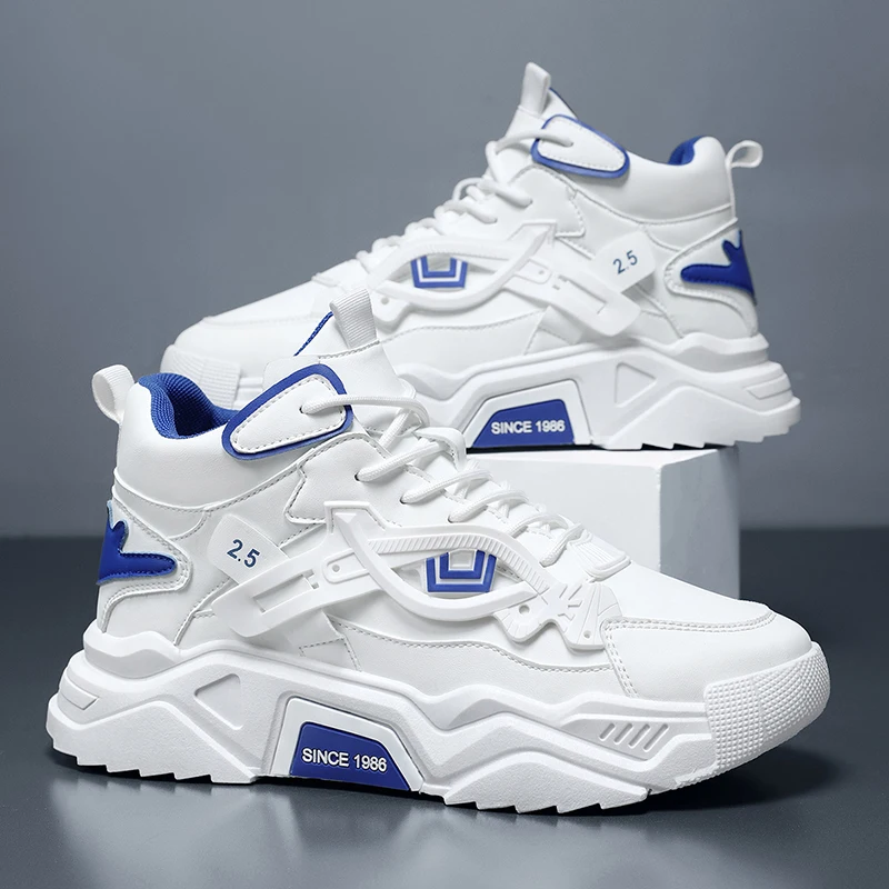 Men's shoes, sports and casual shoes, Chinese men's shoes, fashionable thick-soled shoes, black shoes, white shoes