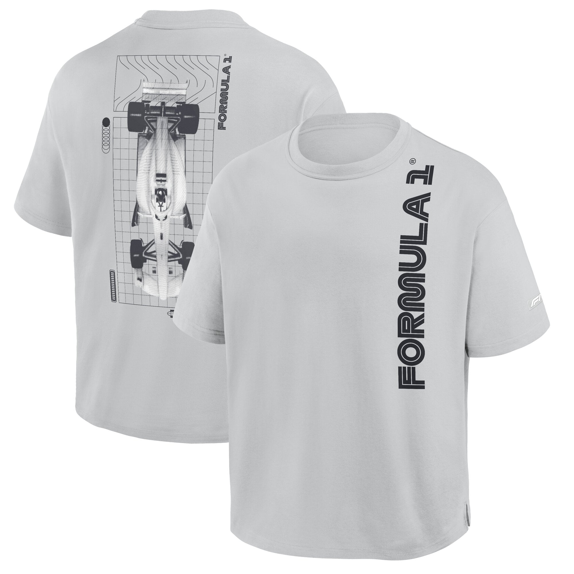 T-shirt graphique à manches courtes Formula 1 Elements - Gris - Unisexe - unisexe Taille: 2XL