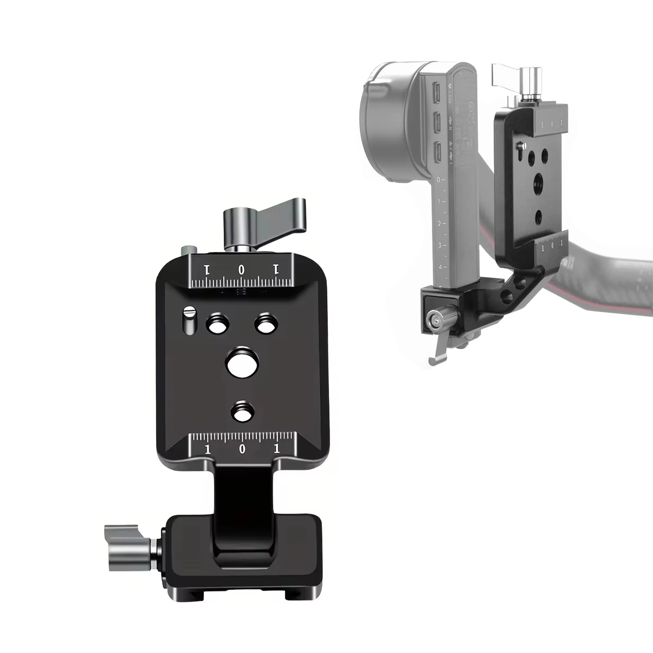 Vertikaler RS3-Kamerahalterung, Handstabilisator, kompatibel mit DJI RS 2/RS 3/RS3 PRO für Social Media, DJI-Stabilisator-Zubehör Image