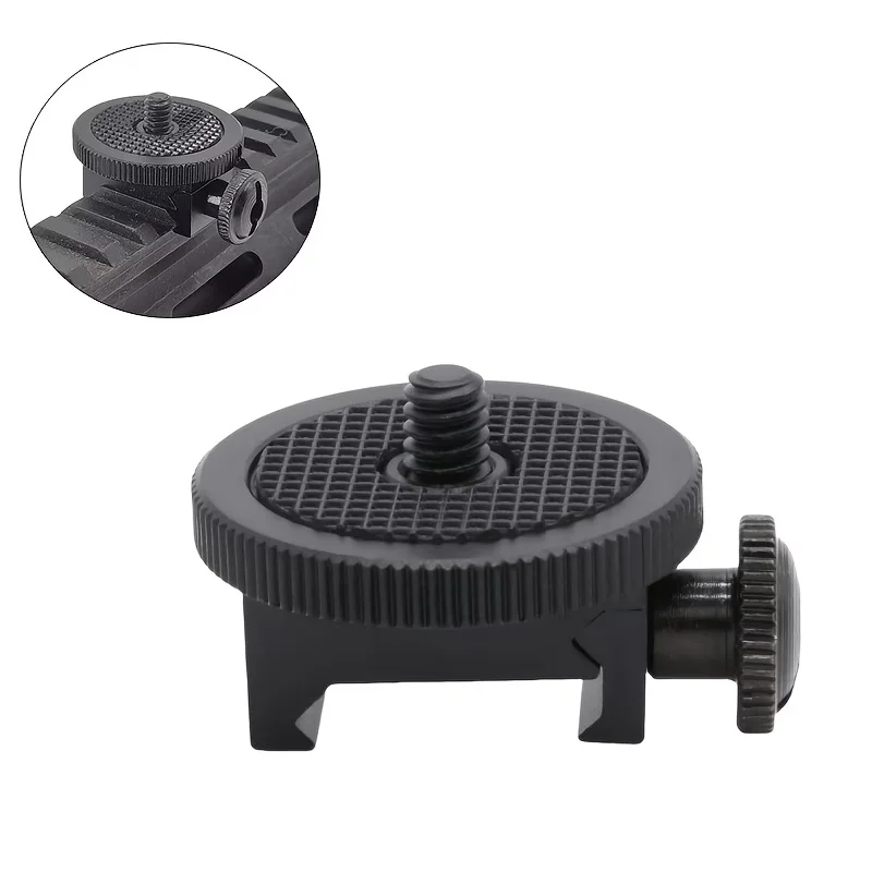 Action-Kamera-Smartphone-Gewehrhalterung mit 1/4-Zoll-Gewinde, geeignet für 21-25 mm Basen, für Jagdspielzeugwaffen-Zubehör. Image