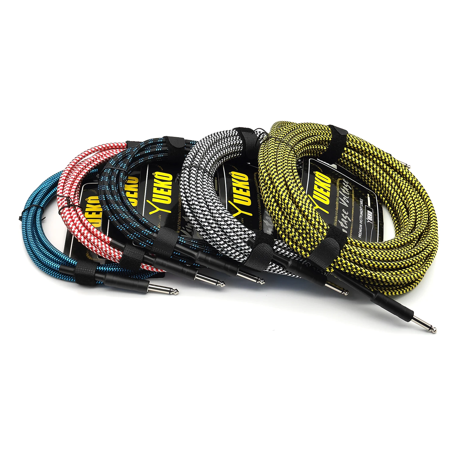 Gitarrenkabel, Bass, elektrische Box, Audiokabel, Gitarren-Rauschunterdrückung, Linie, Farbe, geflochten, abgeschirmtes Kabel, 3/6/10/15/20 Meter Image