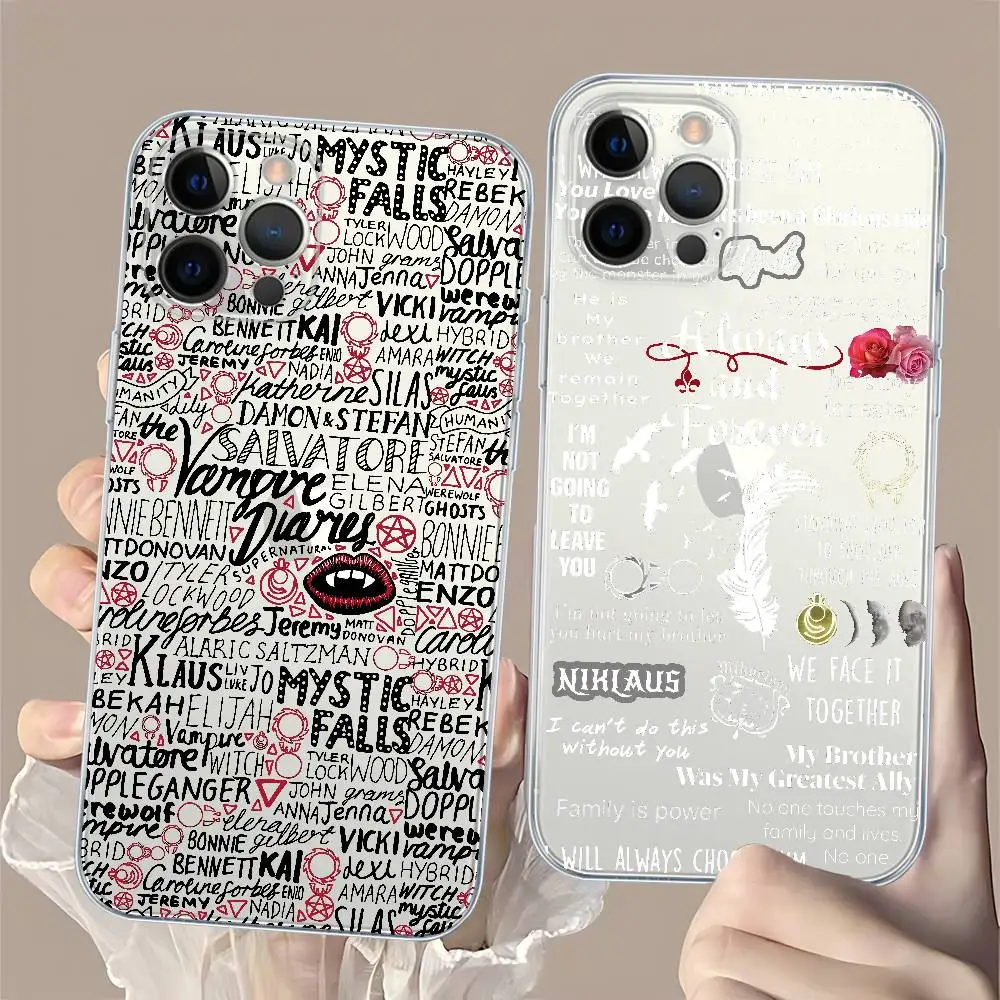 The Vampire Diaries Damon Handyhülle für iPhone 17 16 14 11 12 13 15 Pro Max 14 Plus 17 Air Cover Image