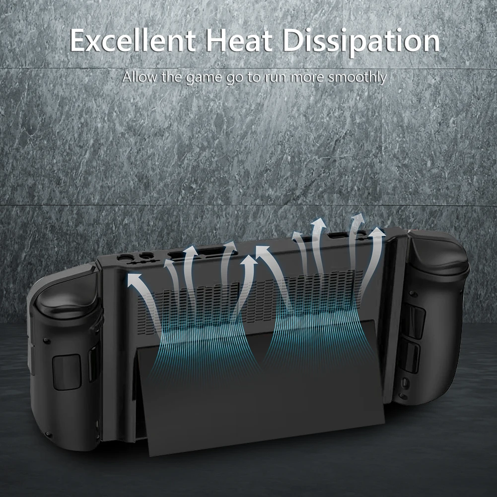 Maßgefertigte Schutzhülle für Lenovo Legion Go 8,8 Zoll Bildschirm Kratzfest Rutschfest mit Griffkappen und Stoßdämpfung Image