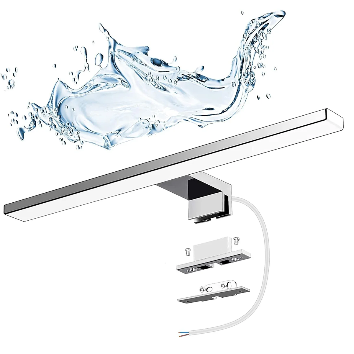 Aogled LED Spiegellampe Badezimmer Spiegelleuchte 5W 300mm 500lm Badleuchte Neutralweiß 4000k,Spiegellampen Spiegel Badezimmerschrank 230V,LED Badspiegelleuchten Badezimmerspiegel(kein Schalter)