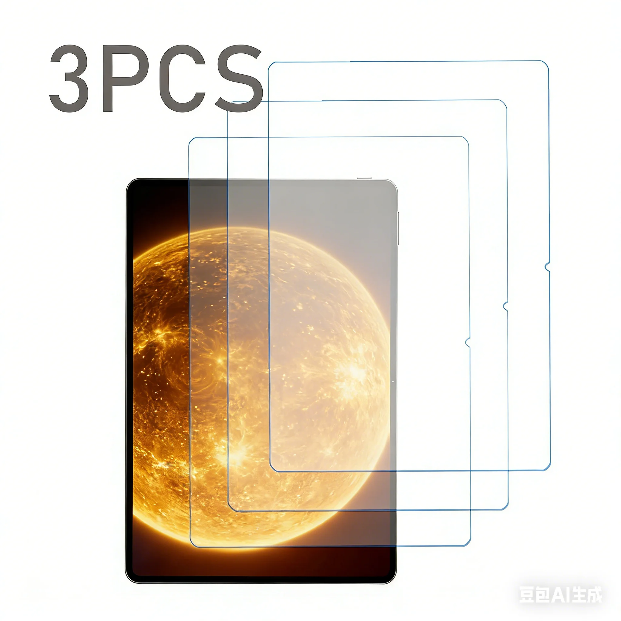 3er-Pack Glas-Displayschutzfolie für Honor Magic Pad 4 12,3'' 2026 Pad Tab Tablet-Schutzfolie Image