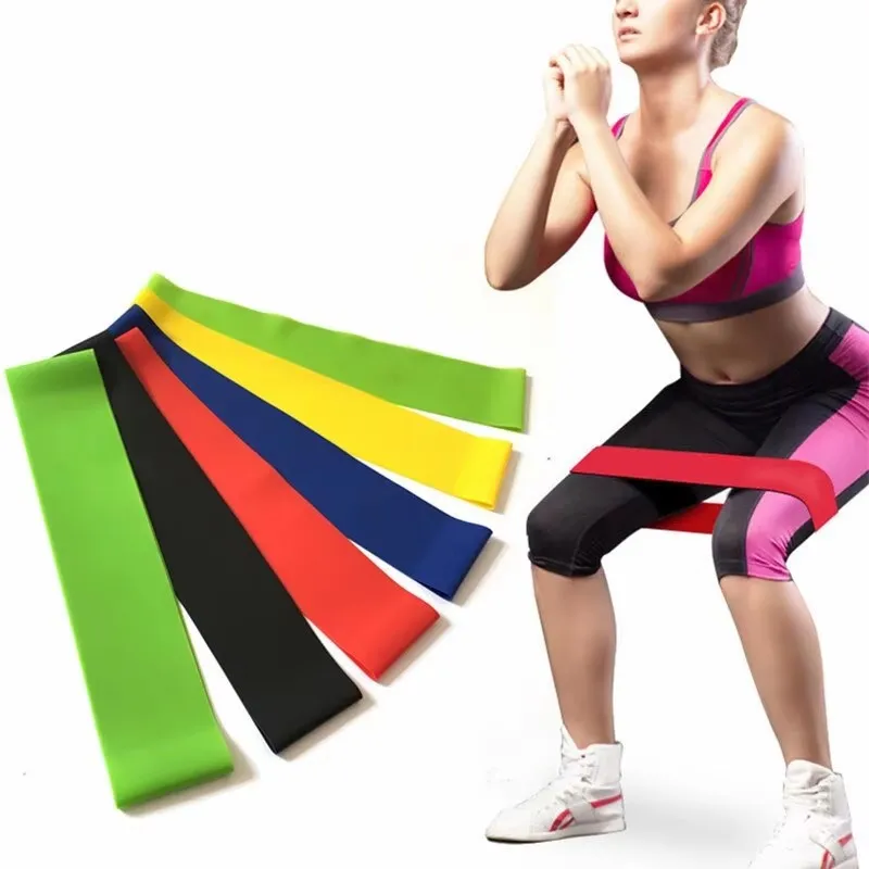1-5 stücke Yoga Spannung Gürtel Fitness Elastische Gürtel Widerstand Hocken Hüfte Spannung Ring Stretching Übung Gürtel Fitness Gymnastik