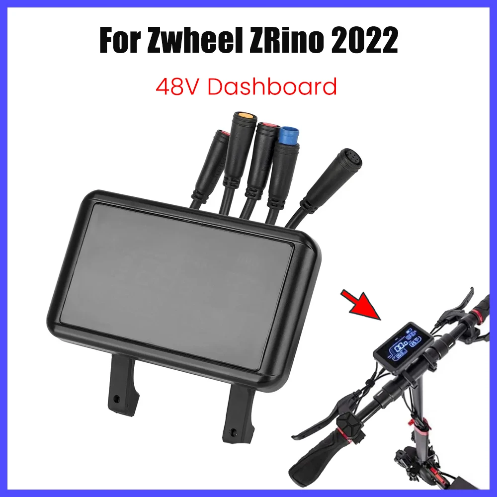 48V Display T8 Armaturenbrett für 2022 Zwheel ZRino Elektroroller Instrument Digitaler Tachometer LCD-Bildschirm Teile Zubehör Image