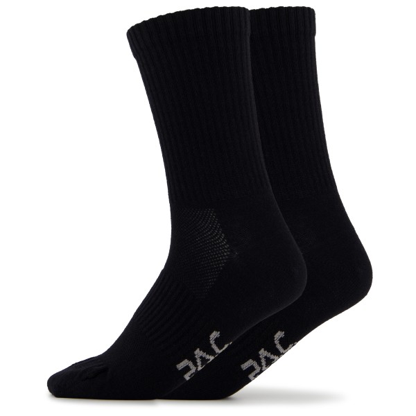 P.A.C. - Logo-Socke 2-Pack Everyday Crew - Multifunktionssocken 43-46 | EU 43-46 schwarz