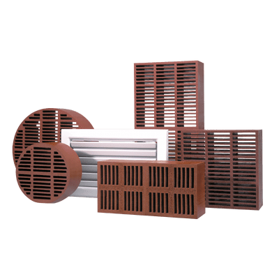 Helios BLS 160 - Brandschutz-Lüftungsstein ND 160x75 mm - 02718 - LB15696 Image