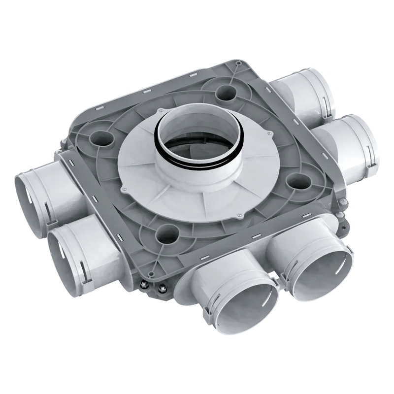 BlauFast Kunststoffverteilerkästen 90 mm - Blauberg Ventilatoren - LB11408.1 Image