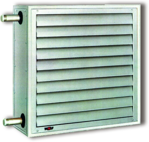 Wolf Luftheizer LH 100 Typ 2 - 400V Wärmetauscher Kupfer-Aluminium - 6523585 - LB37585 Image